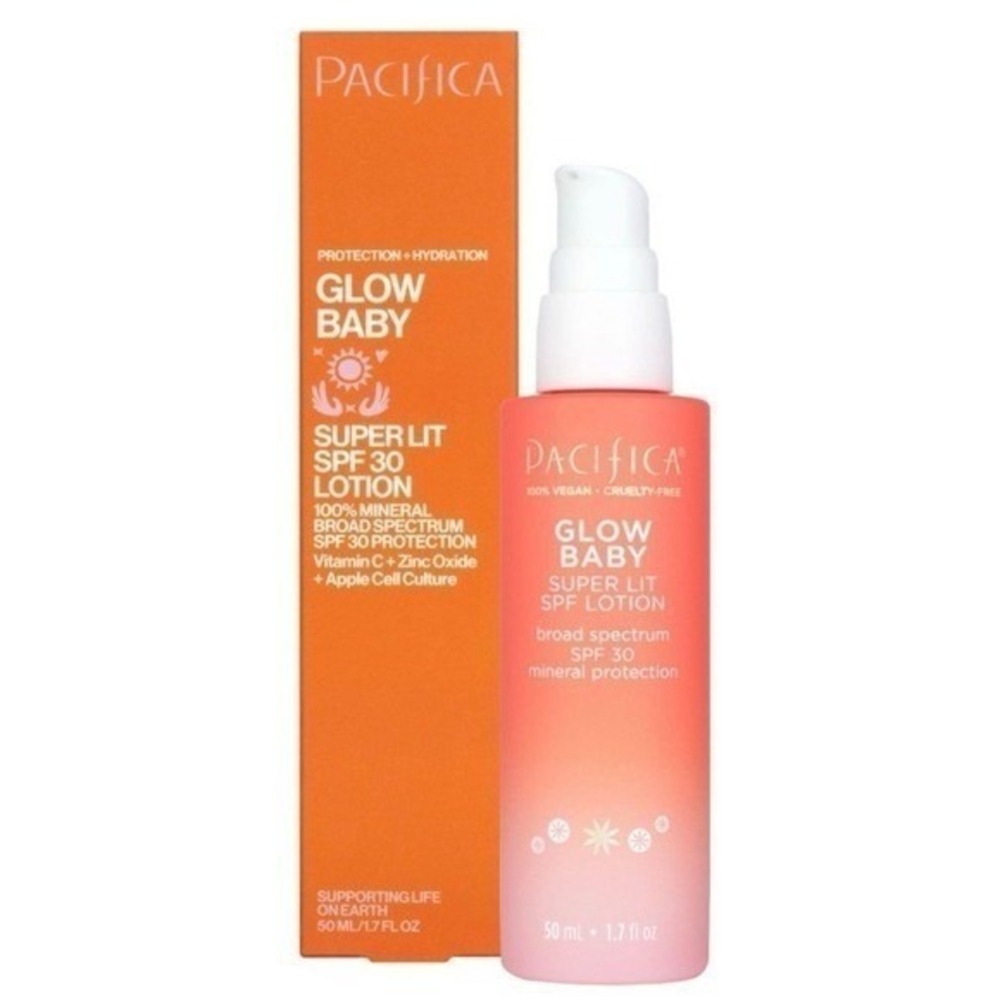 Pacifica Glow Baby Vitamin C Face Mineral Sunscreen SPF 30 Brightening 1.7 oz
